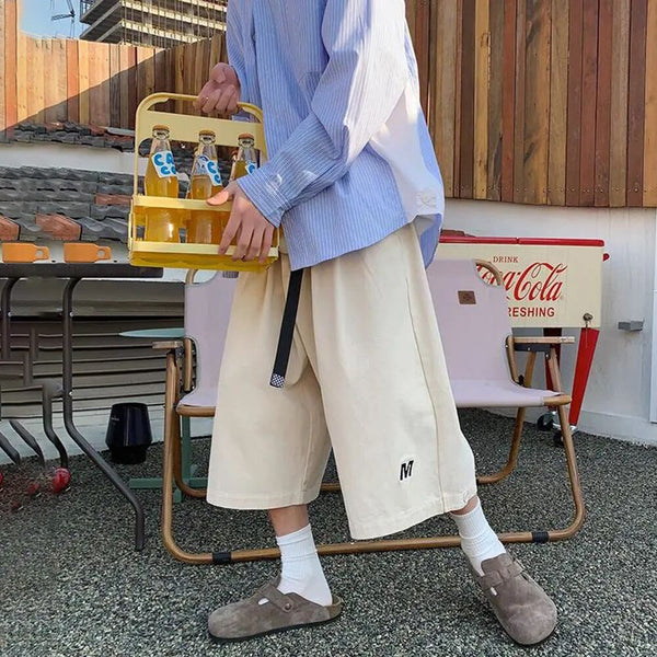Cityboy Japanese retro casual loose wide-leg men's overalls