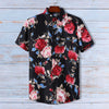 Summer Hawaiian 3D printed floral shirt