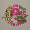 Summer dragon and tiger totem print cotton men's long-sleeved T-shirt