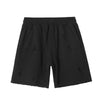Trendy men's high street washed loose sports shorts with holes