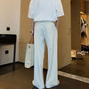 Men's high street trendy wide-leg straight-leg suit pants