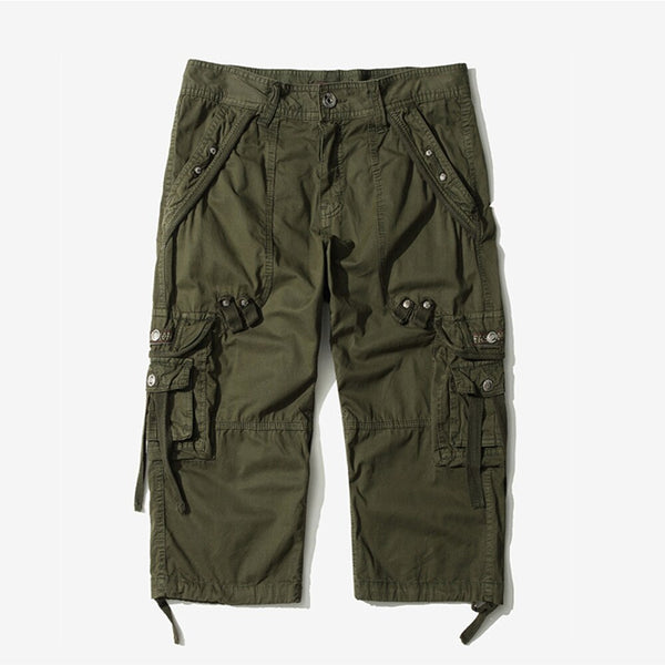 Harajuku Men's Street Outdoor Multi-Pocket Cargo Shorts