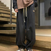 American style hip hop drape drawstring design men's overalls