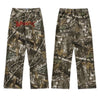 Men's Street Embroidery Design Camouflage Jeans