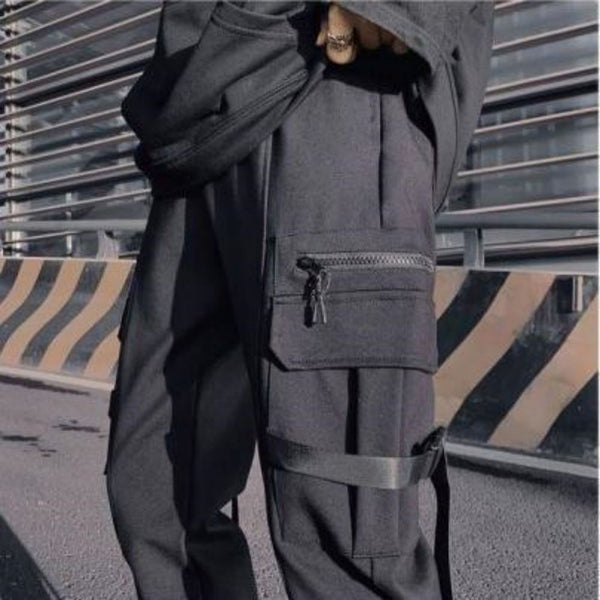Men's Casual Hip Hop Pocket Cargo Pants