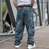 Men's Loose Multi Pocket Hip Hop Jeans