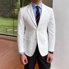 Business casual British solid color men's small suit
