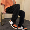 Men's Harajuku Pleated Design Solid Color Suit Trousers