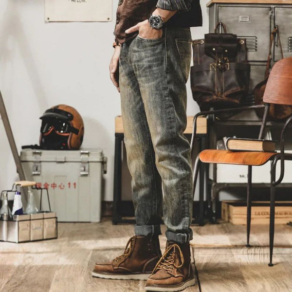 Men's Vintage Loose Straight Jeans