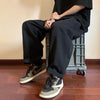Street hip-hop retro men's loose straight wide-leg overalls